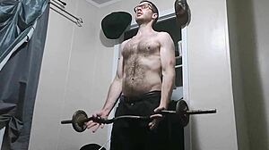 Hunghank69 Update 32 Close-Up Doggystyle Cum Covered Muscular Monster Cock Workout!