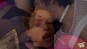 Two girls' ASSES hunger for deep anal