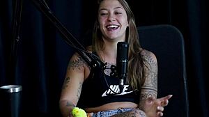 she explained her name choice, stroked dick, plans eurotrip, then orgy with elisa sanches... damn flor de damiana on sheer red