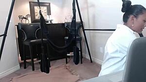 Luscious Maxine X fingers her dripping hole, begging for a hard pounding right now