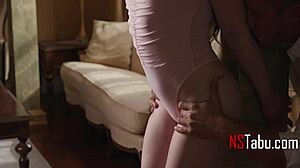 Imagine creaming deep in your pale sweet lil stepdaughter's shaved tight pussy forever