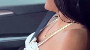 wanna taste alice thunder's juicy big tits while she strokes your cock?