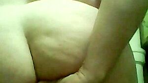 big bottle stretches ass deep anal insertion