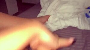 Cold morning skinny Colombian fingers shaved pussy craving real penetration POV