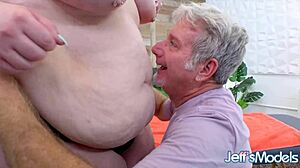 Fleshy BBW Lacie Smith GETS PUSSY TOYED by masseur