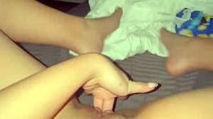 Cold morning skinny Colombian fingers shaved pussy craving real penetration POV