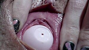 i'm obsessed with this close-up big clit pussy insertion comp... ugh