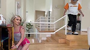 what if blonde teen burglar emma rosie begs for your big cock creampie after getting busted?