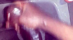 ever wonder what happens when i stroke my monster cock in the shower