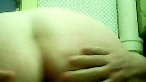 big bottle stretches ass deep anal insertion