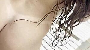 lesbian i invited my redhead friend luiza marcato to tan then i ate malu paz's pussy