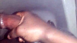 ever wonder what happens when i stroke my monster cock in the shower