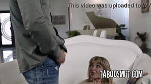 pervy stepdad pounds bully stepdaughter doggystyle deepthroat