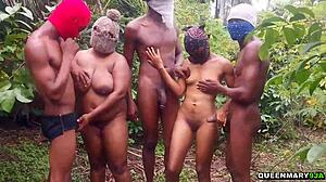 that skinny 18yo ebony girl got her tight pussy stretched by every big black cock in the hood squirting wet