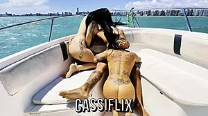 i love getting nude at sea then fucking on boat riding huge cock till cum fills me