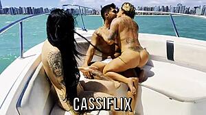 i love getting nude at sea then fucking on boat riding huge cock till cum fills me