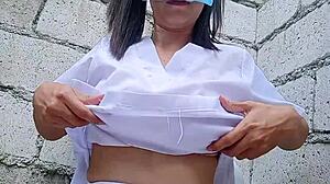 hey construction worker, fuck that pinay nurse hard in the hospital