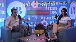 Natural Big Tits Milf Antonella Jones Rides BBC Hard in Steamy Podcast Fuck!