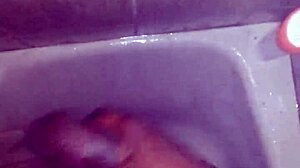 ever wonder what happens when i stroke my monster cock in the shower