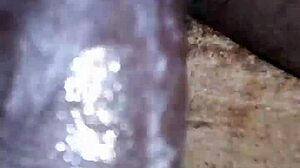 bigblackie shavin n jerkin my huge bbc til i bust hard