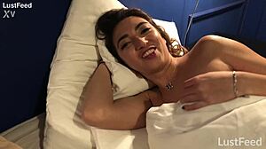 ever wonder how latina milf frida sante takes a creampie in homemade amateur clip?