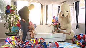 Submissive bambolina hammered in first brutal anal pee scene full vid