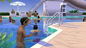 sims 4 bangs giant titted resort owner with hot hooters