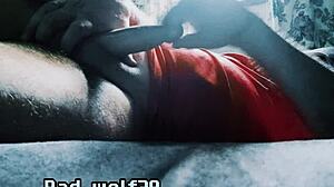 hey, bad wolf28 strokes his cock so teasingly outdoors... wanna see?