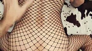 Skinny gypsy milf model exposes erotic lingerie