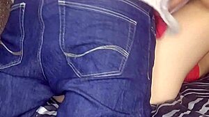 that cute 18+ teen's tight pussy gets a close-up pounding in homemade reality fuck, ass jiggling just right.