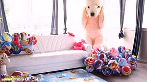 Submissive bambolina hammered in first brutal anal pee scene full vid