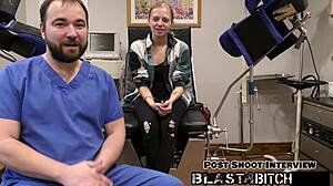 Watch backstage as Ava Siren's shaved pussy spreads wide for POV cum blast explosion