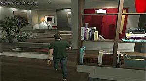 blonde babe gets railed hard by group in wild gangbang