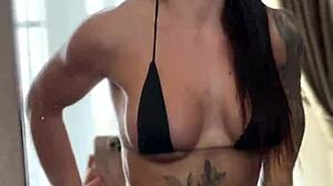 Hey, that hot babe in stockings craves deep anal pounding now