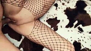 Skinny gypsy milf model exposes erotic lingerie