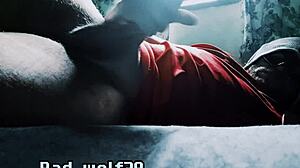 hey, bad wolf28 strokes his cock so teasingly outdoors... wanna see?