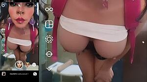 Futanari trap gapes ass on monster cocks in miniskirt