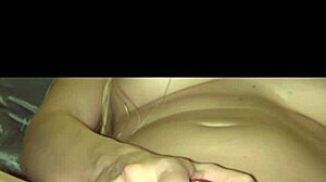 blonde cums hard toy wet pussy after bath