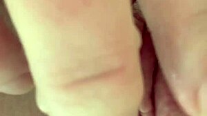 blonde cums hard toy wet pussy after bath