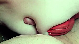 Natural Big Tits Mature Stepmom Jerks Off My Monster Cock Between Her Huge Lactating Boobs