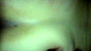 Amateur slut rides my big black cock bareback while I finger her huge ass deep