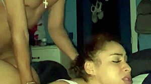 Pretty Latina Pussy Takes Monster Cock Deep