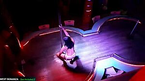 coworker dances topless then i suck her tight pussy?