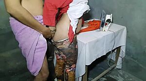 indian maid's tight ass brutally fucked first time anal close up hindi