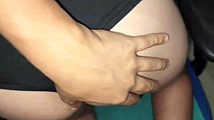 My chubby latina student pussy gets creampied so easy in homemade college fuck