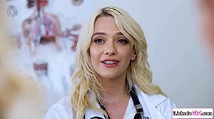 lesbian doctor fingers licks teen client and horny milf patient