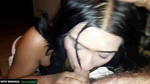 coworker dances topless then i suck her tight pussy?