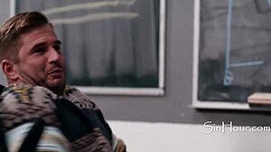 these dyke teachers drain my cock desperate first time threesome