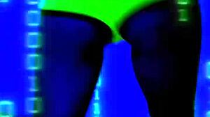 damn, la more linda shakes her sexy latina ass dancing homemade!