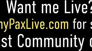 ever seen a fiery redhead penny pax slurp balls before her hairy pussy gets devoured up close?